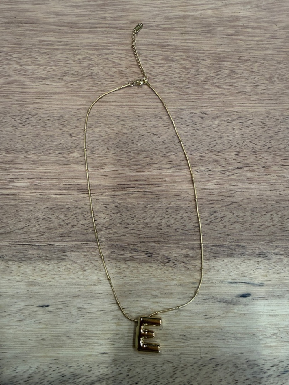Gold‎ Letter E Pendant Necklace - Women Jewelry